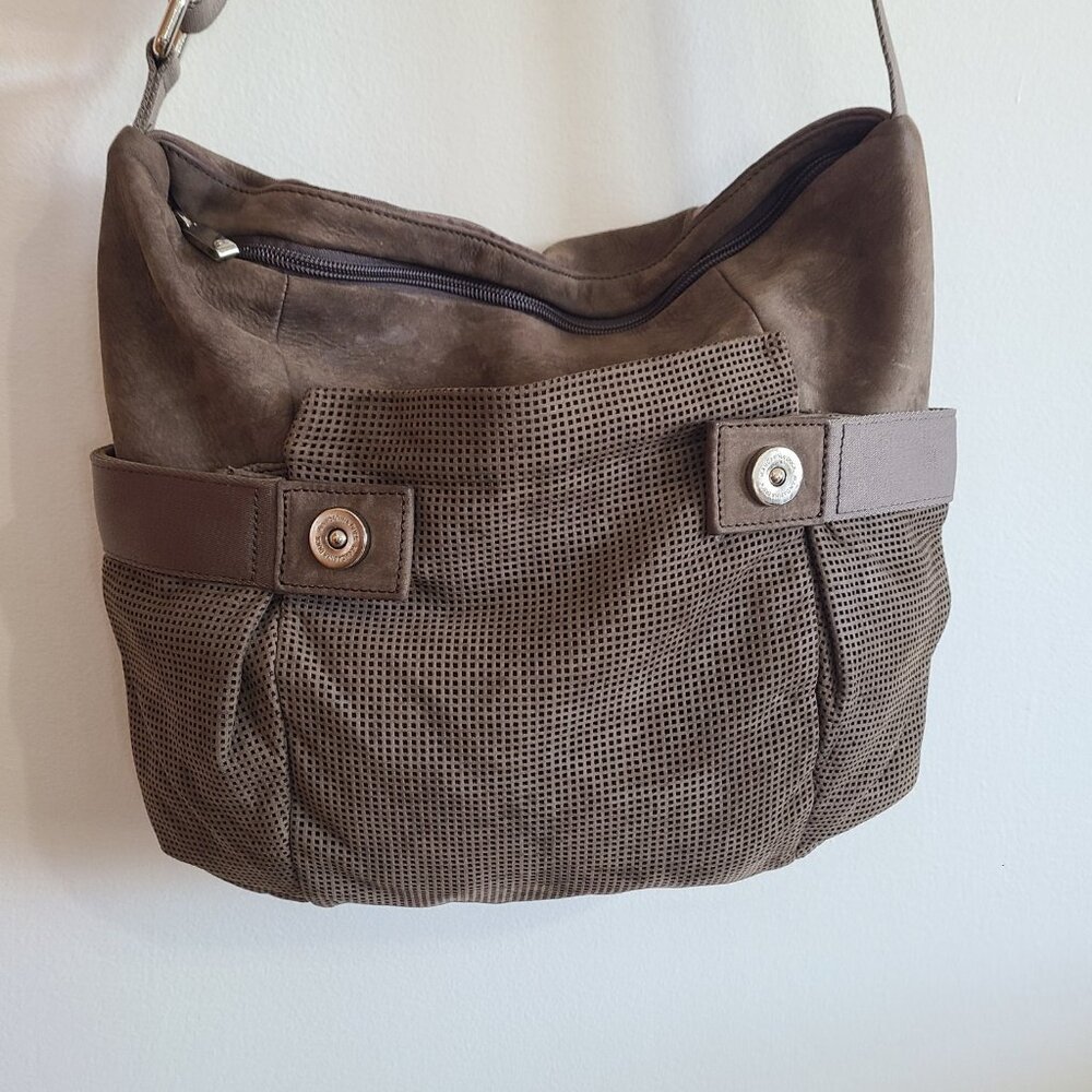 Vintage Mandarina Duck Women's black Leather Shoulder Bag - Picture 2 of 10